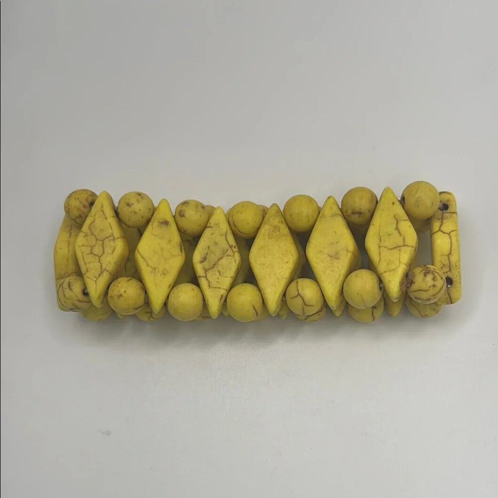 Yellow Beaded Bracelet - Picture 2 of 5